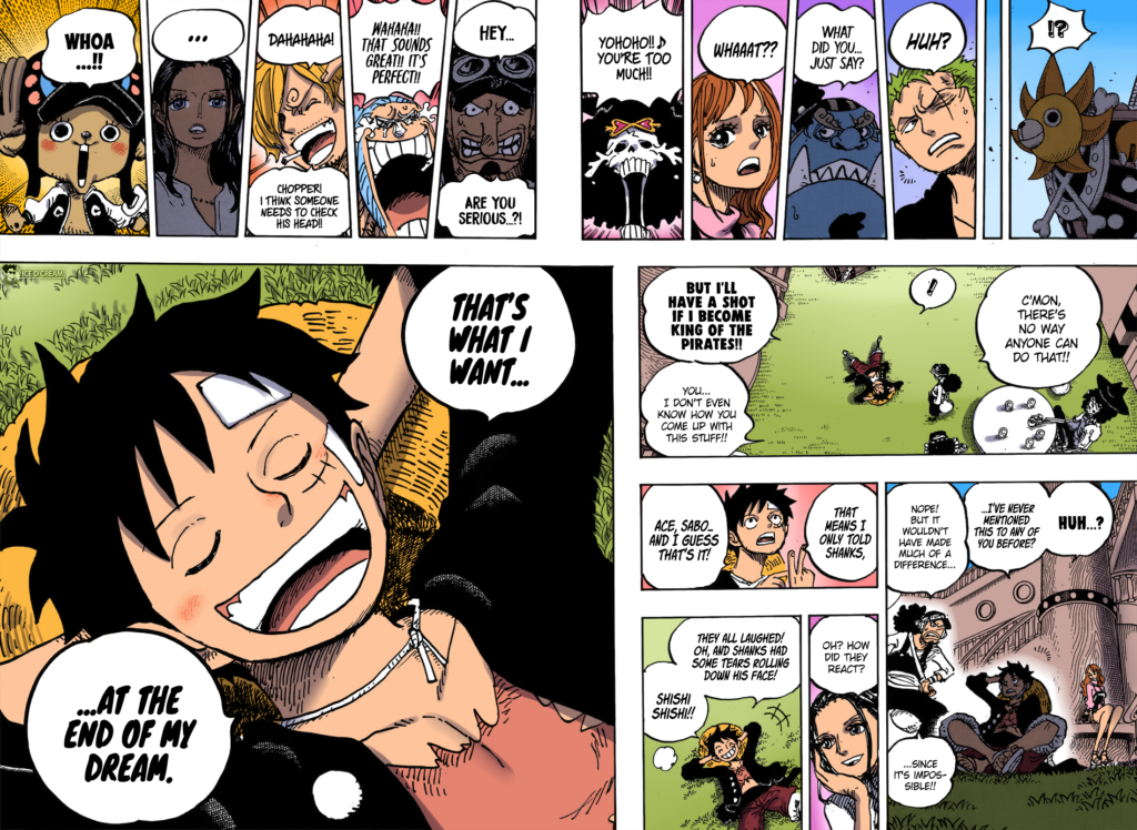 Luffy'nin Gerçek Rüyası Son Bölümde Mürettebata Açıklandı